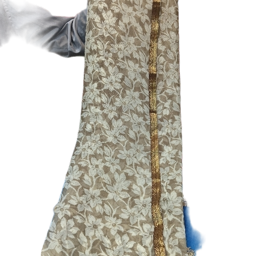 White Premium Design Saree - Cotton Silk Blend, White, Printed | Traditional Soft Texture, Breathable, Durable Fabric