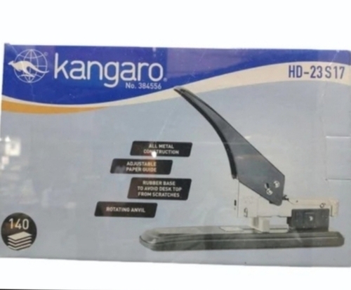 Kangaro Hd 23 S 17 Stapler - Steel Metal Body, Compact Size | Durable, Ergonomic, Spring Loaded, Smooth Operation