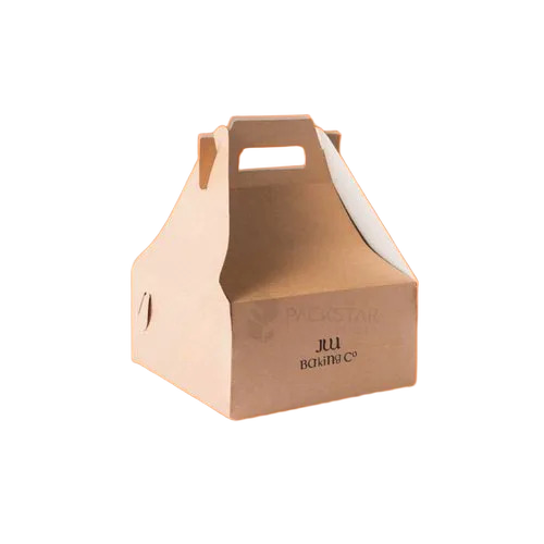 Handle Cake Box - Coating Type: Food Grade Coating