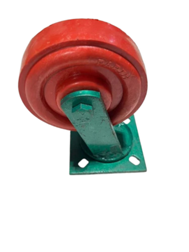 Red Caster Wheel Without Brake - Usage: Material Transport