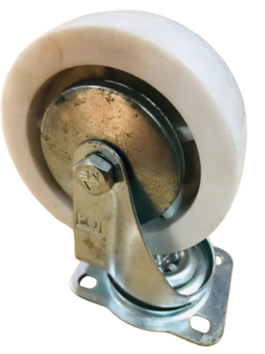 White 2.5 Inch Pu Caster Wheel - Usage: Furniture Mobility