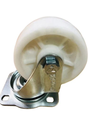White Swivel Type Medium Duty Nylon Casters