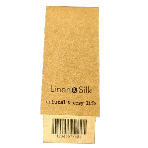Brown Kraft Paper Hang Tag - Coating Type: Uncoated
