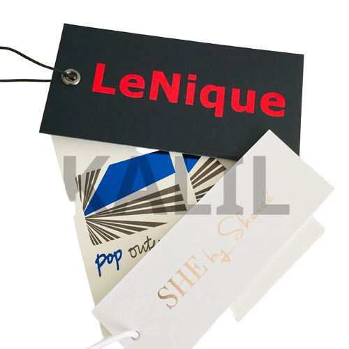 Multicolor Printed Paper Hang Tag - Coating Type: Gloss Coated