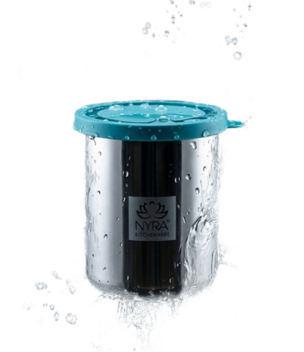Nyra Kitchenware Premium Stainless Steel Tumbler With Leak Proof Silicone Lid 430ml