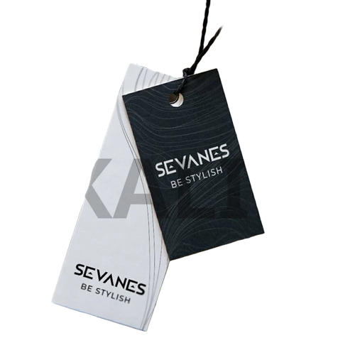 Printed Logo Tags - Coating Type: Gloss Coated
