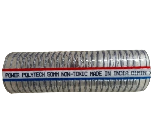 Steel Wire Reinforced Pvc Hose - Color: Transparent