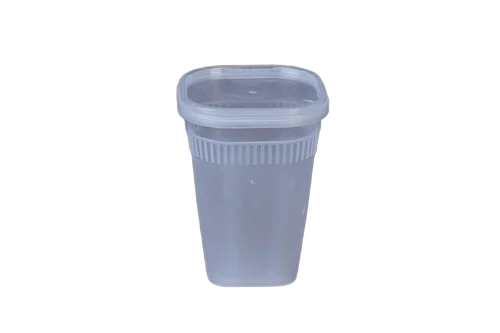 Transparent Plastic Food Container 500ml