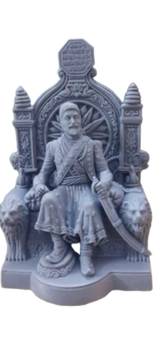 Fiber Shivaji Statue - Color: White