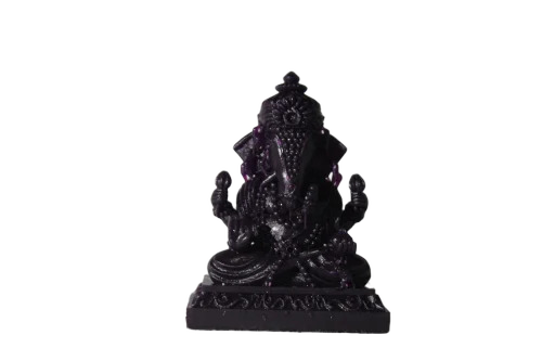 Lord Ganesha Statue - Color: Black
