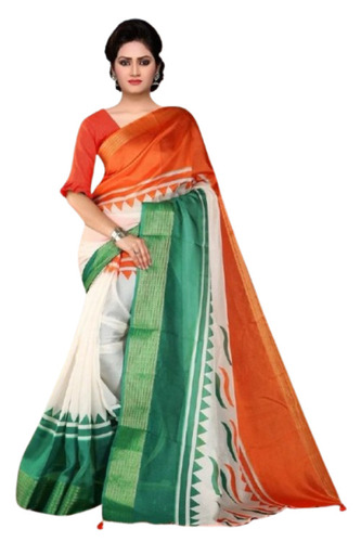 Tri Colour Saree By Sahochori