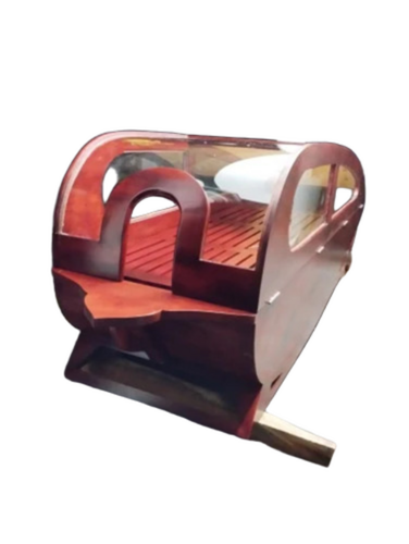 Brown Steam Bath Box Lying