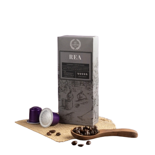 Rea Medium Dark Roast Coffee Capsules Pack Of 10 - Cultivation Type: Organic