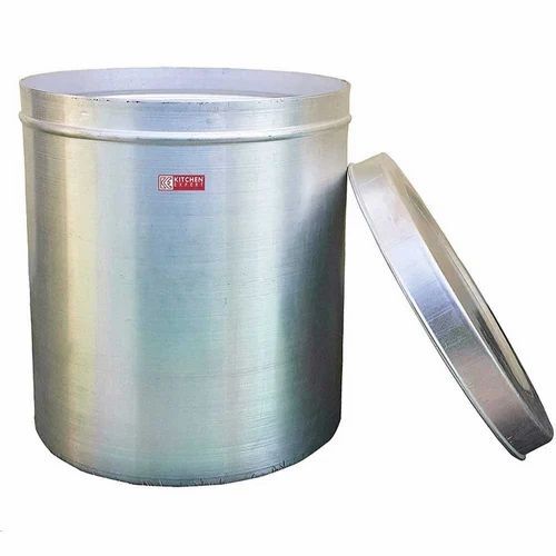 7kg Aluminium Container - Color: Silver