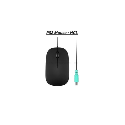 HCL PS2 Optical Wired Mouse Plug and Play Ergonomic Mouse