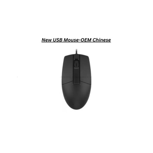 New OEM Chinese USB Wired Optical Mouse 1200 DPI Plug and Play Mouse