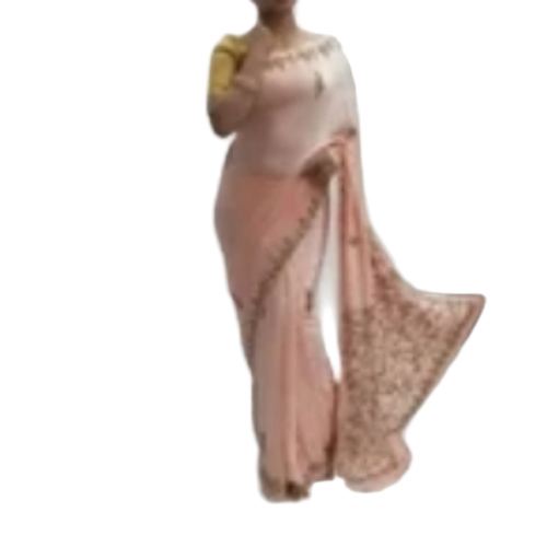 Pink Party Wear Saree
