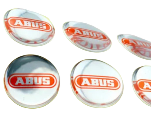 Round Dome Label Sticker - Color: Multiple