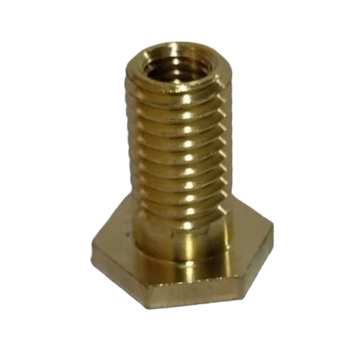 Brass Hex Male Bush - Color: Golden