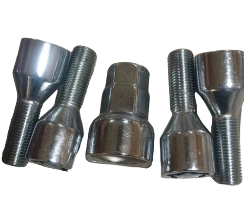 Duster Mercedes Wheel Lock Bolt - Color: Silver