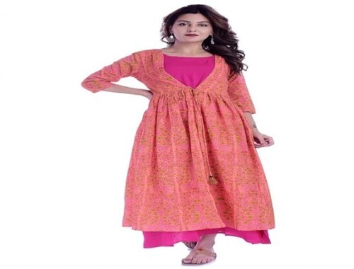 Ladies Designer Printed Kurti - Color: Comes In Various Colors