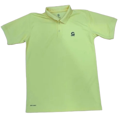 Mens Lemon Color Polo T Shirt