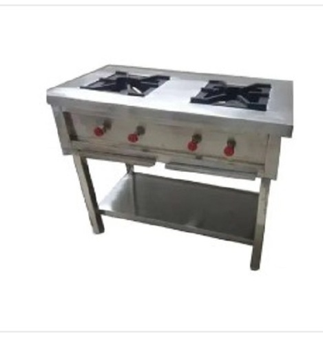 2 Burner Bhatti - Color: Silver