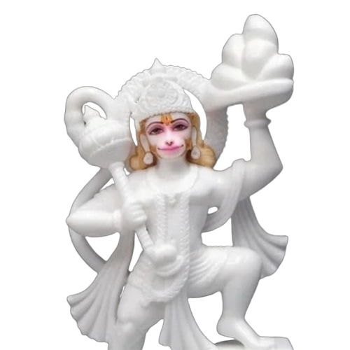 Hanuman Ji Statue - Color: White