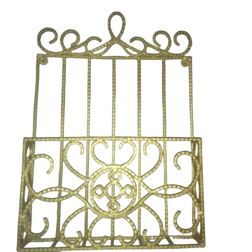 Hinged Gold Mild Steel Grill Gate