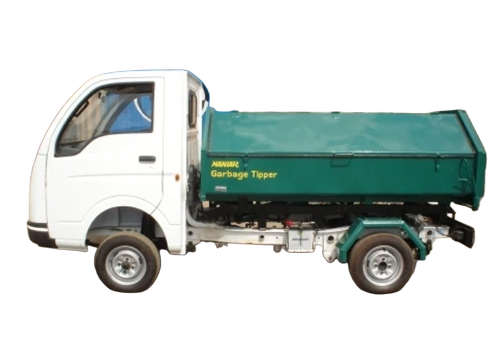 Hopper Tipper Garbage Vehicle - Material: Steel