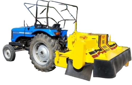 Tractor Attached Road Sweeper - Color: Blue