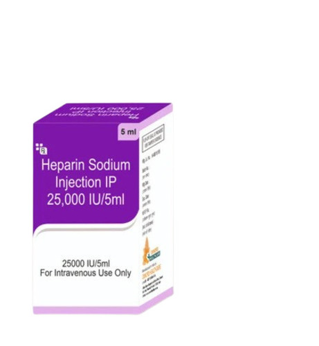25000Iu Heparin Sodium Injection - Packaging Type: Box