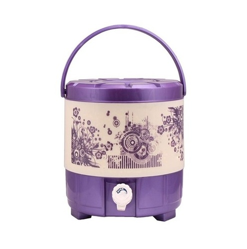 Water Camper - Plastic 5 Liter Purple, Leak Proof with Reinforced Handle and Secure Screw Cap