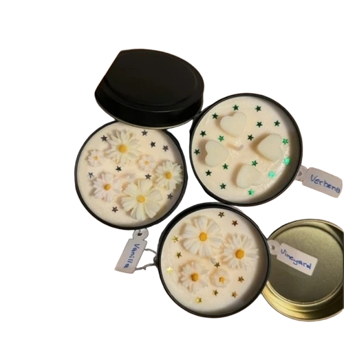 White Jar Candles Set