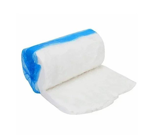 Cotton Bandage Roll - 100% Cotton, Standard Size, White, Lint-Reduced, Skin Compatible pH, Strong Tear Resistance, Fast Absorbency, Hypersensitive Skin Friendly, Disposable Surgical Dressing