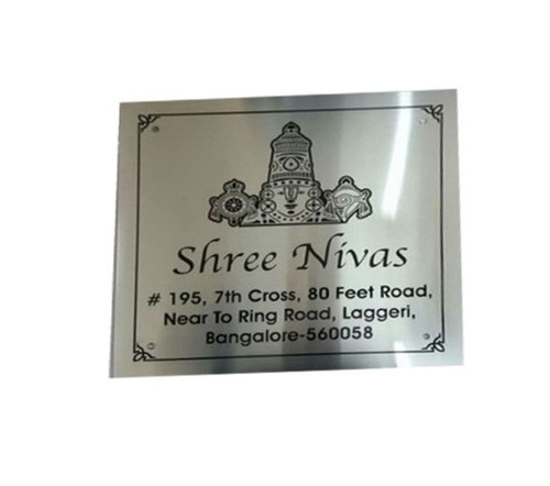 Steel Name Plates