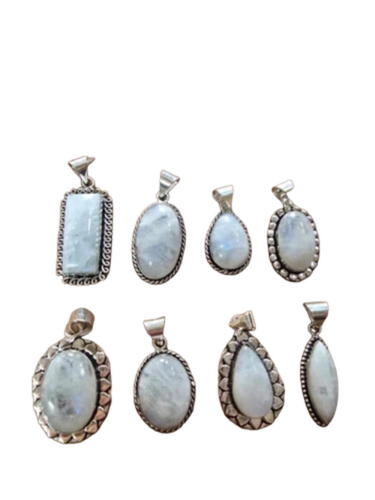 White Rainbow Crystal Pendant - Gender: Women