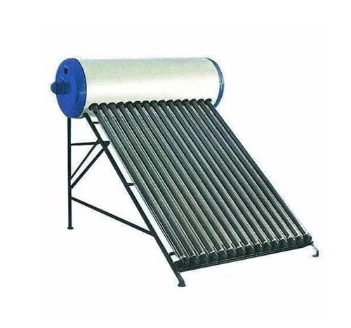 150lpd Solar Water Heater - Metal, Standard Size, White Blue Silver Black | Power Efficient, Corrosion Resistant, Easy Installation