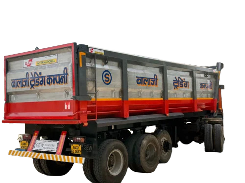 32ft Ss Truck Trailer Hydraulic Tipper Truck - Trolley Use: Industrial