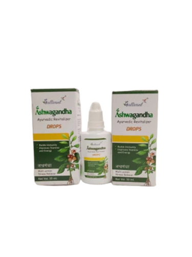 30Ml Gallivant Ashwagandha Ayurvedic Revitalizer Drops - Age Group: For Adults