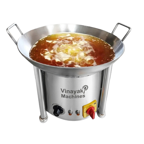 16 Inch Round Table Top Electric Kadai - Capacity: 10 Ltr