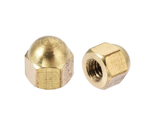 Dome Brass Hex Nut