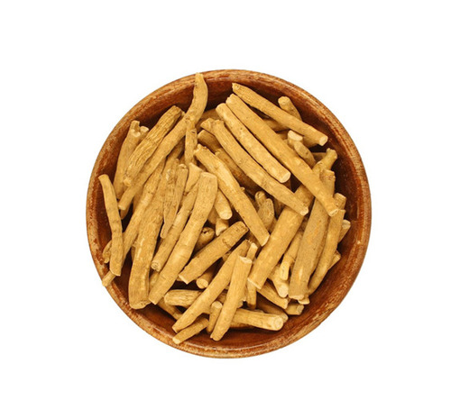 Herbal Ashwagandha Root - Ashwagandha Material, Standard Size, Light Brown to Yellowish Brown, Sun and Shade Dried | 100% Pure Root Pieces, Organic Farming, Chemical-Free, No Preservatives, Ayurvedic Use