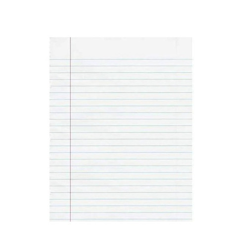 Single Line Writing Paper