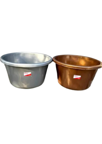 45 Ltr Ppcp Plastic Tub Set For Home - Color: Multicolor