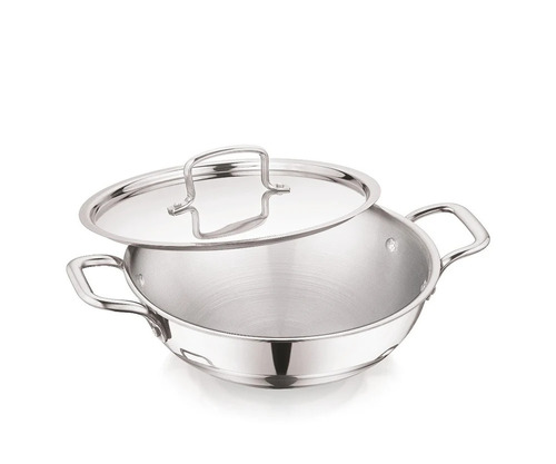 Rajesh Triply Stainless Steel Kadai - Capacity: 1 Ltr
