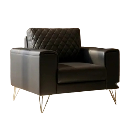 Elegent Black Premium Leather Sofa