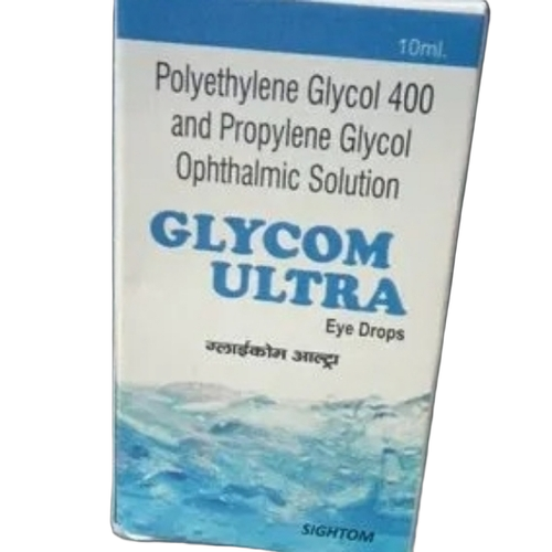 Glocom Ultra Eye Drops - Medicine Grade, Immediate Release, Liquid | Lubricates Eyes, Relieves Dryness, Suitable for All Ages