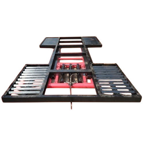 Car Washing Scissor Lift - Color: Metallic