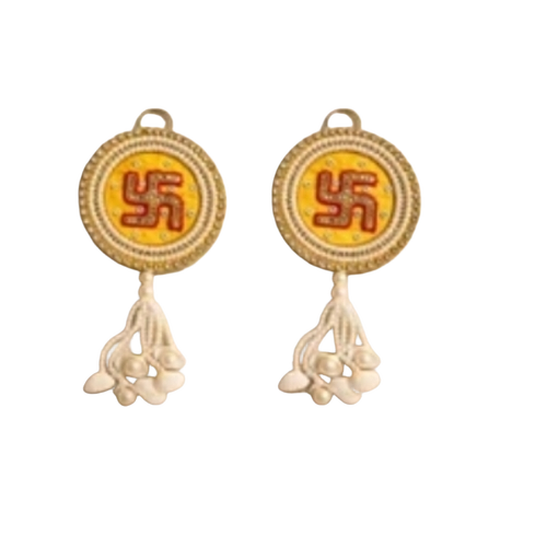 Temple Decor Swastik Wall Hanging